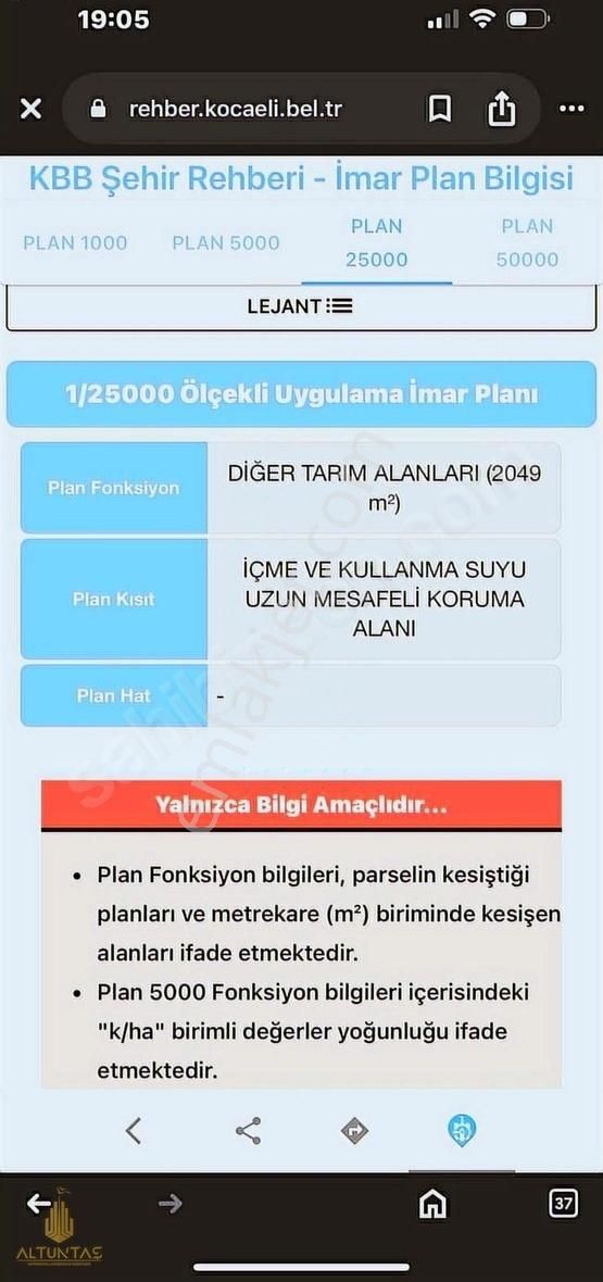 Emine Altuntaş'tan Derince Karagöllüde Yatırıma Uygun Tarla!