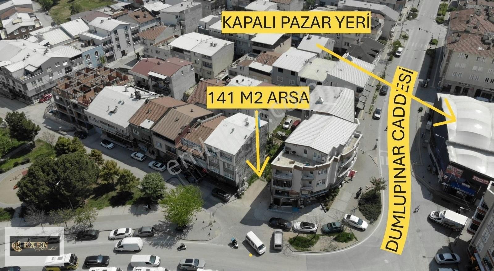 Üçevler Meydanında En İyi Lokasyonda Satılık 142m2 Arsa