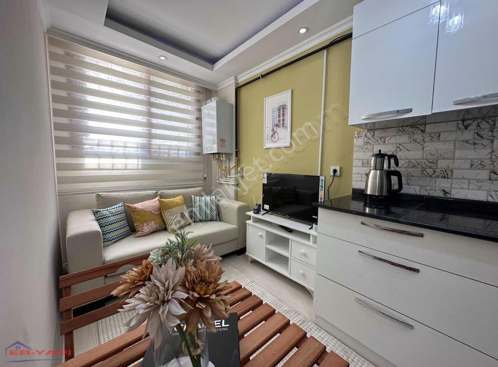 Er-yapı Emlak Ofisinden 1+1 D.gazlı Sıfır Eşyalı Kiralık Daire