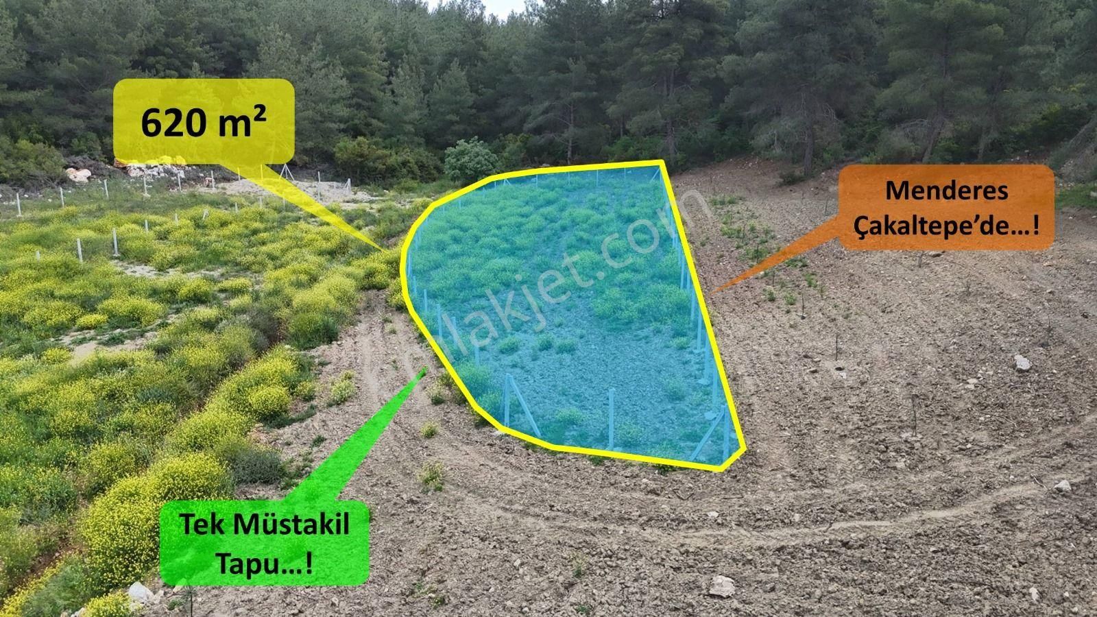 Çakaltepede Orman Kenarı Merkeze Yakın 616 M2 Tek Müstakil Tapu Menderes İzmir