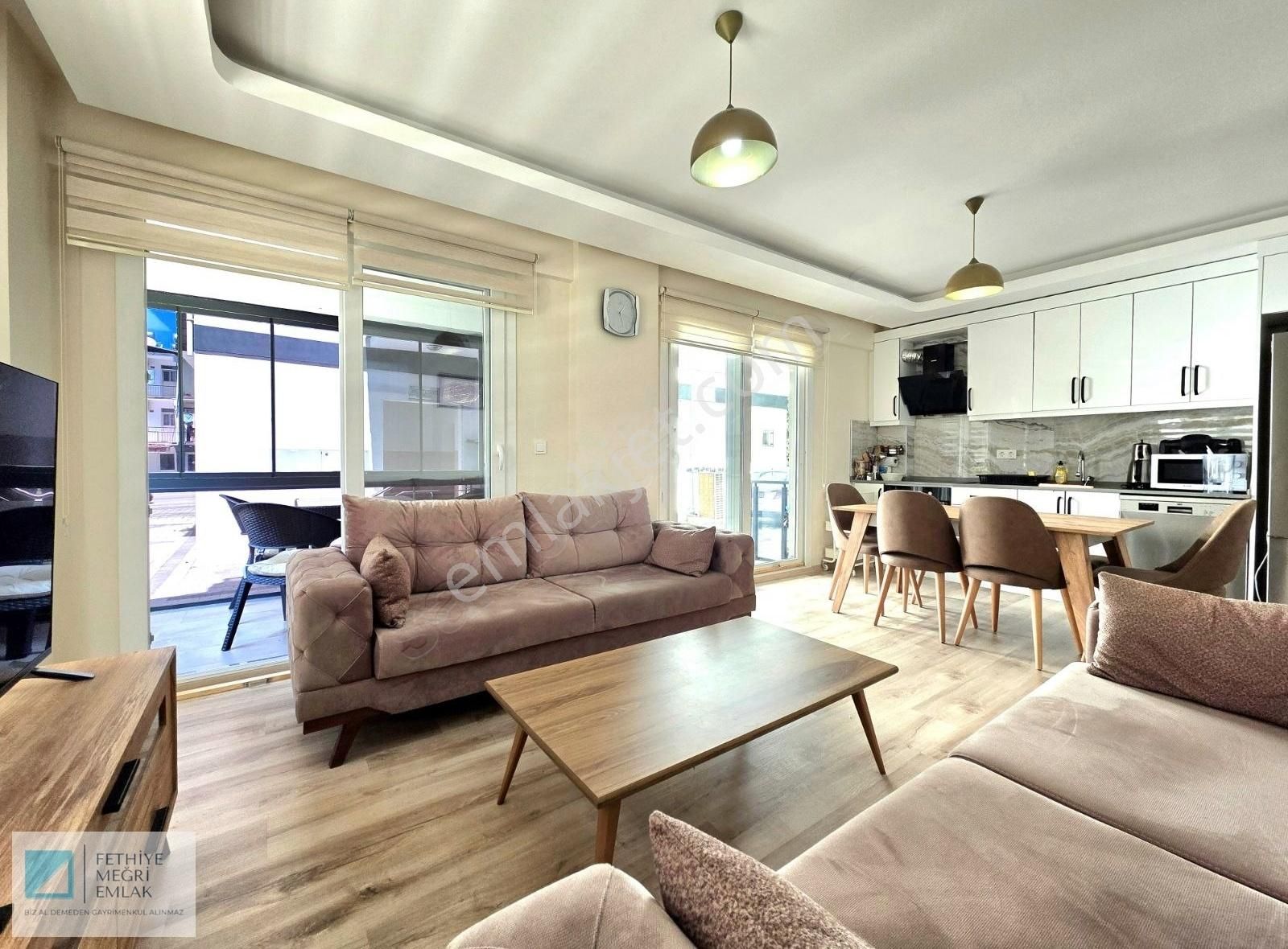 Fethiye Taşyaka'da Eşyalı Satılık 2+1 75m2 Bahçe Katı Daire