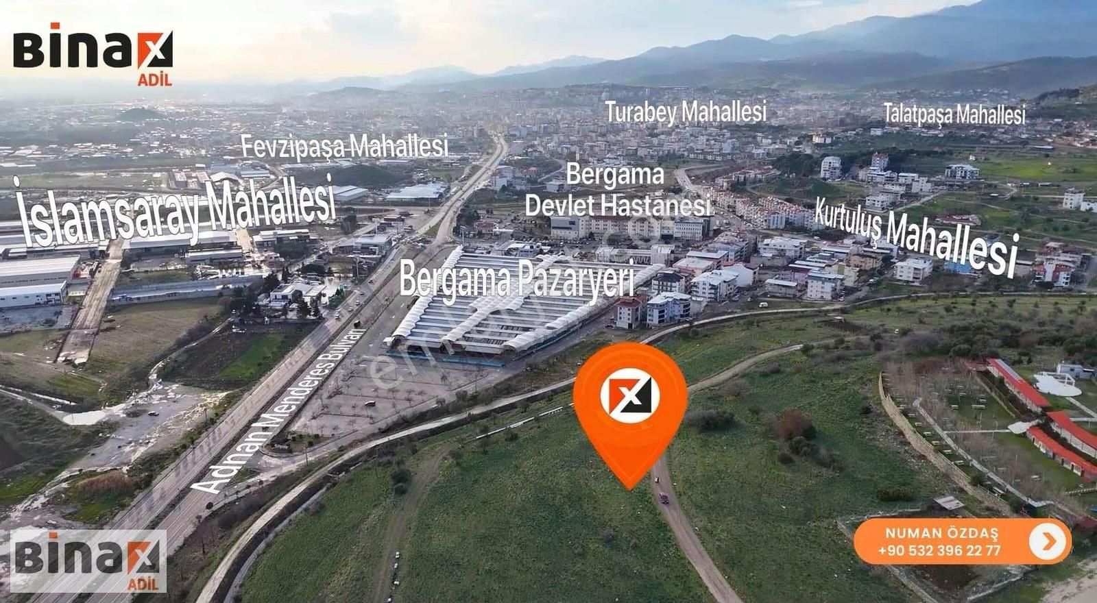 Kurtuluş Mahallesi Bergama Da Yatırımlık Arsa