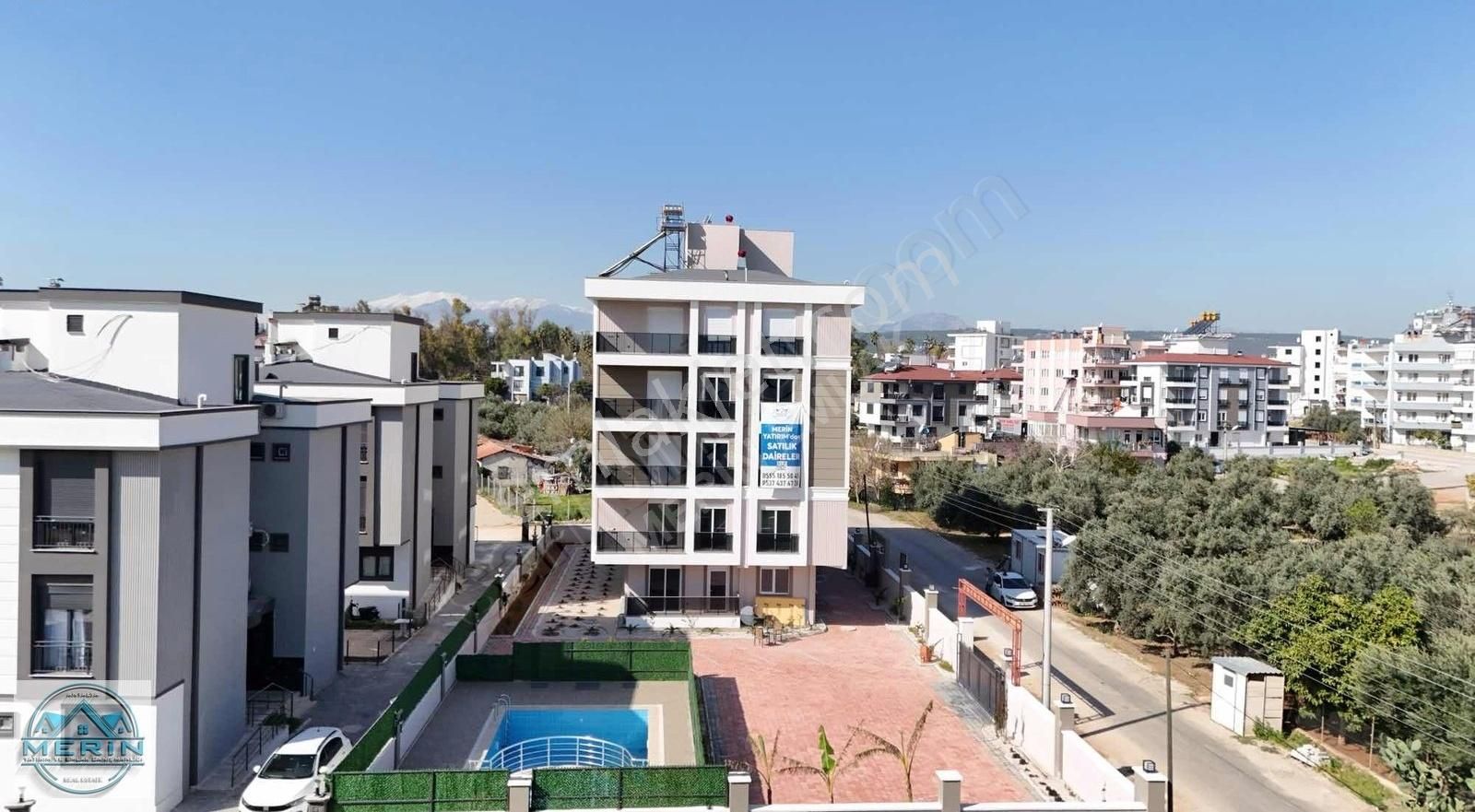 Kepez/şelale'de Havuzlu Lüks Yapım 2+1 Sıfır Satılık Daire