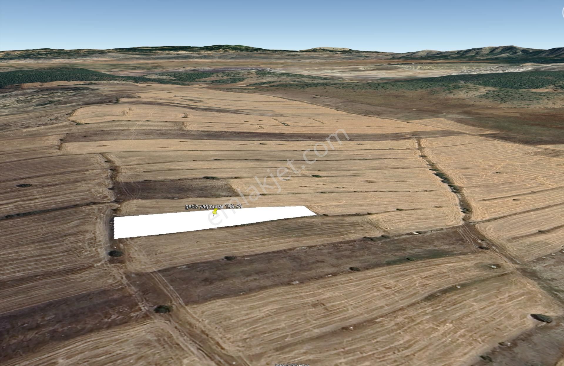 Kütahya Gediz Yağmurlar 2384 M2 Satılık Tarla