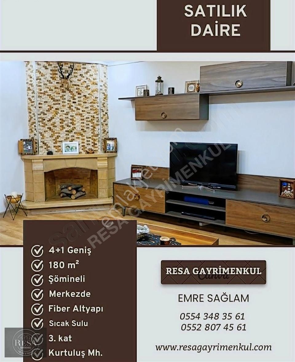Resa Gayrimenkul'den Satılık Şehrin Merkezinde Geniş 4+1 Daire
