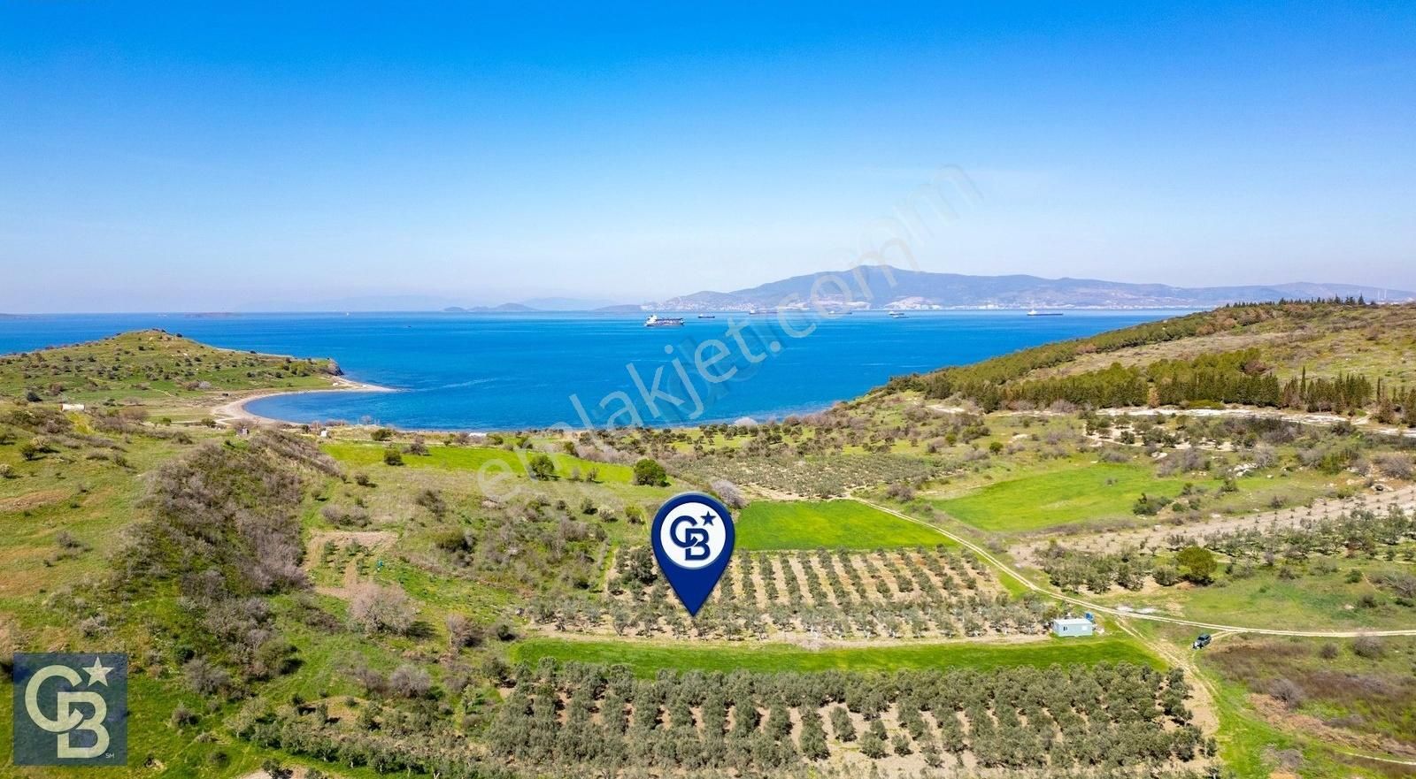 Aliağa Çatılıderede 4544 M2 Satılık Tarla