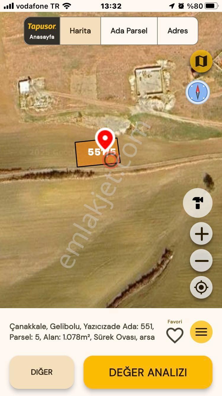 Dmr Yapıdan Muhteşem Çanakkale Boğaz Manzaralı Villa Arsası