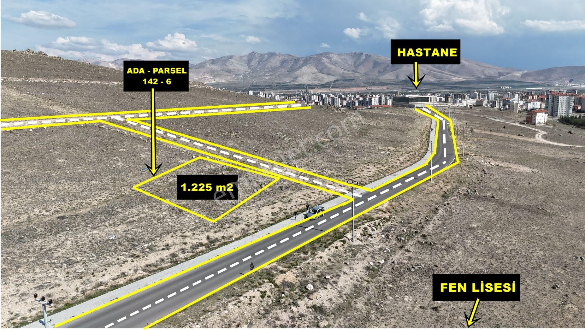 E.gökal Hastane Üstünde Ana Yola Cepheli 1.225 M2 Arsa Mükemmel
