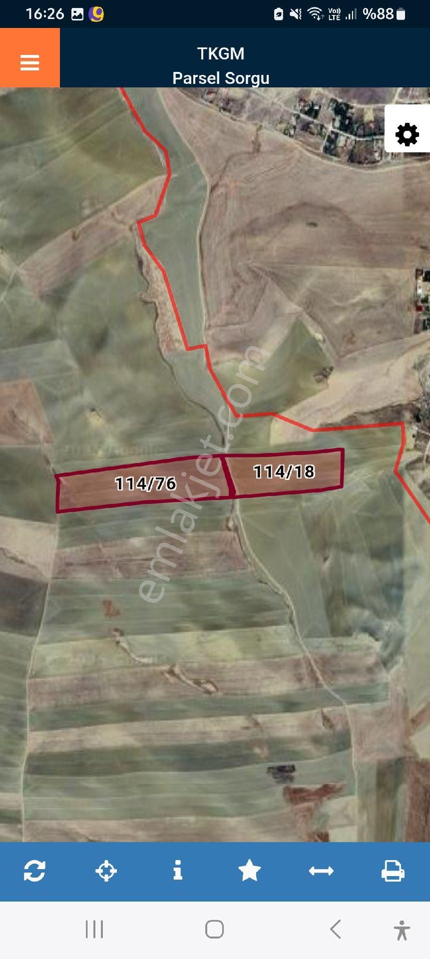Polatlı Sakarya Mah. 104.610 M2 Satilik Tarla