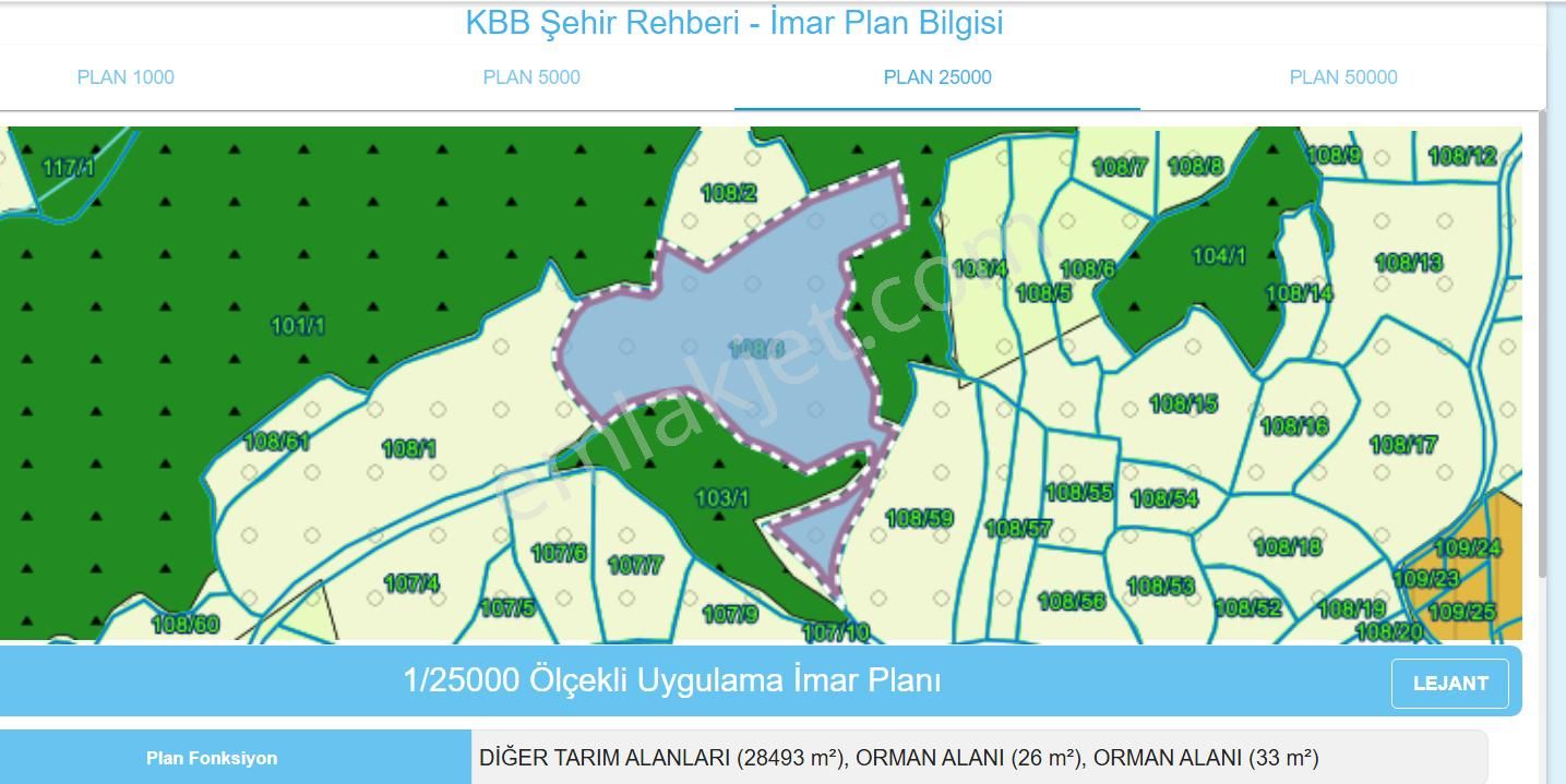 Manzaralı Satılık Tarla
