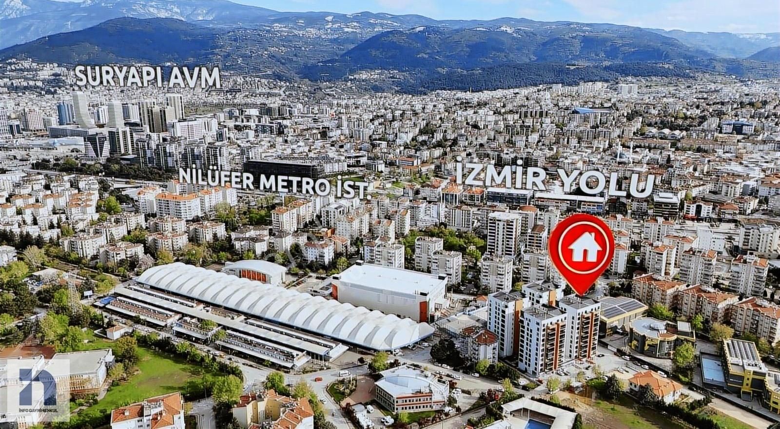 Nilüfer Time İhsaniye Satılık Sıfır 3+1 Lüks Daire