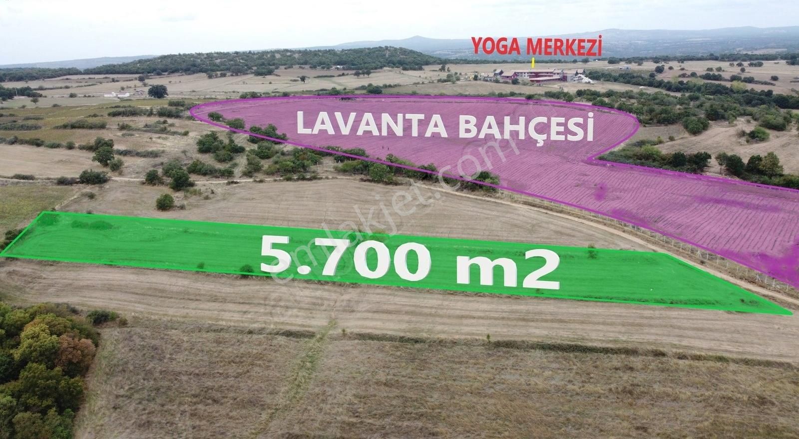 **karahamza Köyünde Satılık 5.700 M2 Emsalsiz**