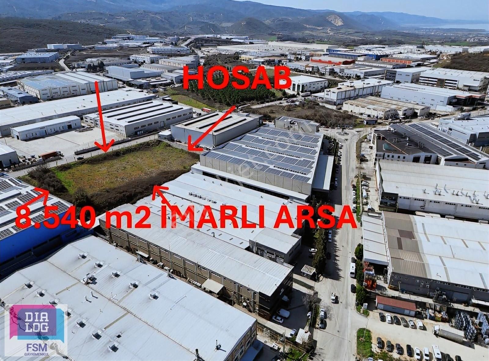 Dialog Fsm Den Hosab Sanayi De 8.540 M2 Fabrika İmarlı Arsa