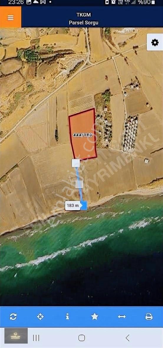 Çanakkale'de Deniz Manzaralı Arsa