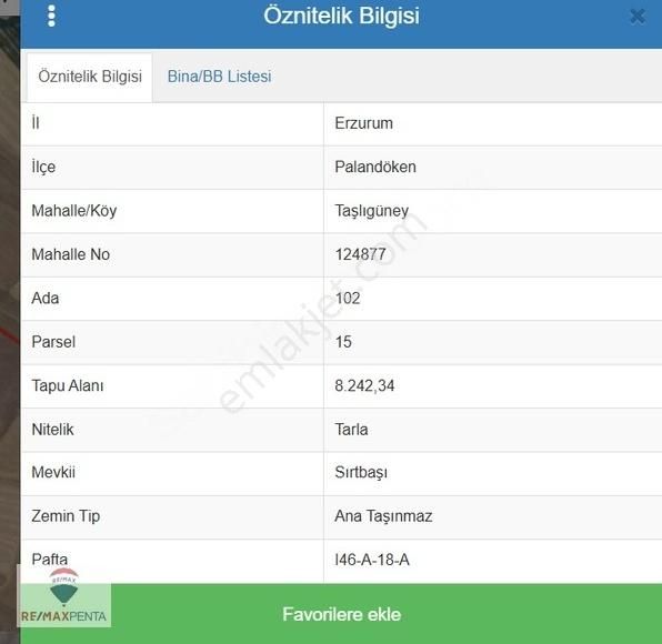 Remax Penta'dan Taşlıgüney Mahallesin'de Satılık Tarla