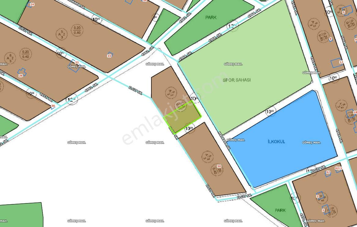 Gömecin En Güzel Temiz Parseli Yolu Var Merkeze İldeme Yakın Etr