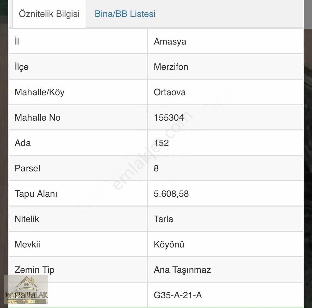 Boss Emlaktan Satılık Tarla