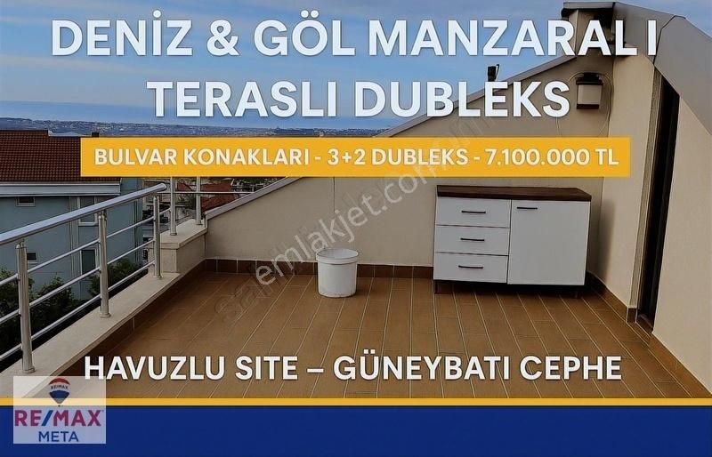 Bulvar Konakların'da Deniz & Göl Manzaralı Teraslı Dubleks