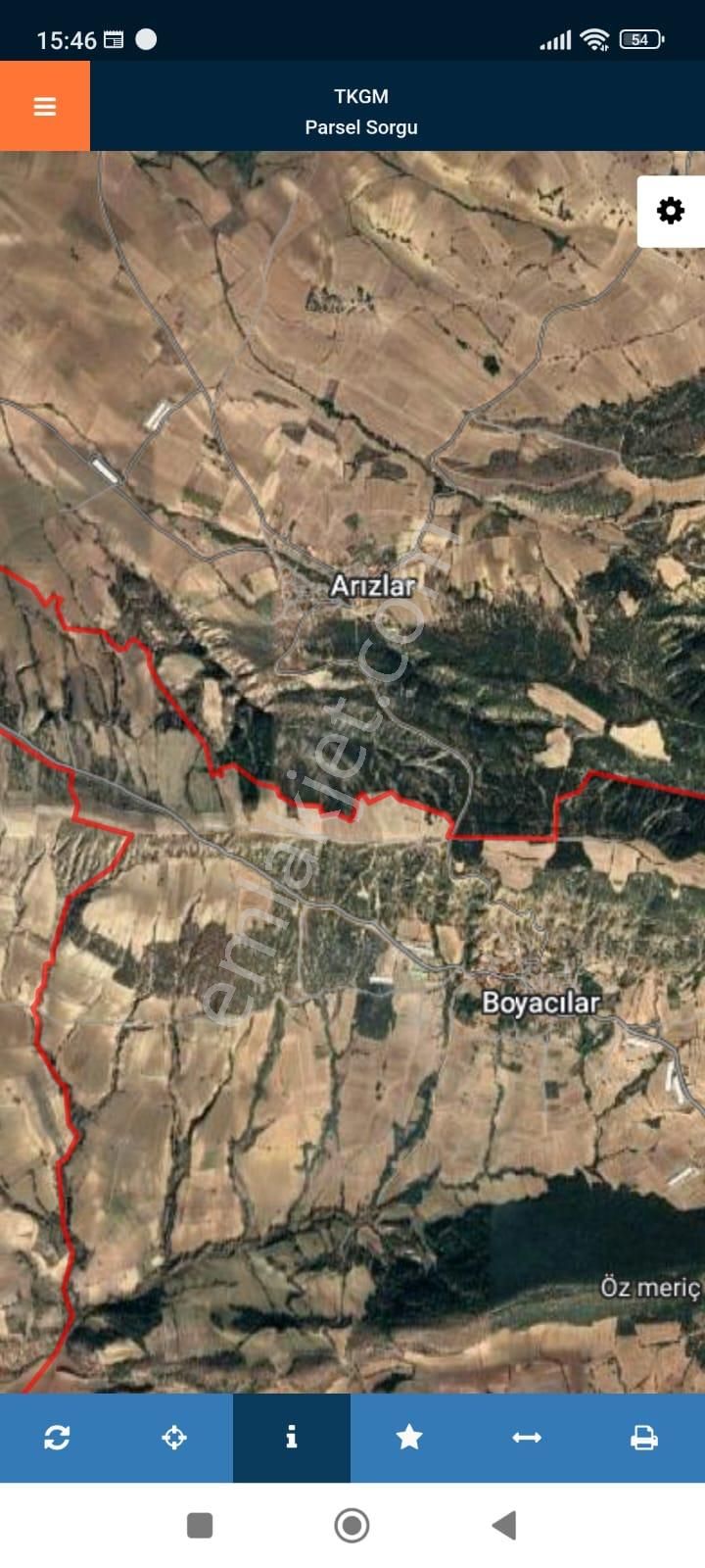Bolu İli Göynük İlçesi Boyacılar Köyünde Yatırımlık Tarla