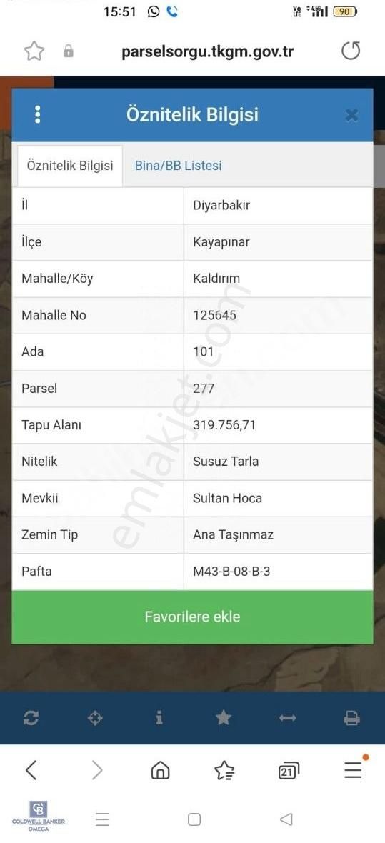 Coldwell Banker Omega'dan Fırsat Yatırımlık
