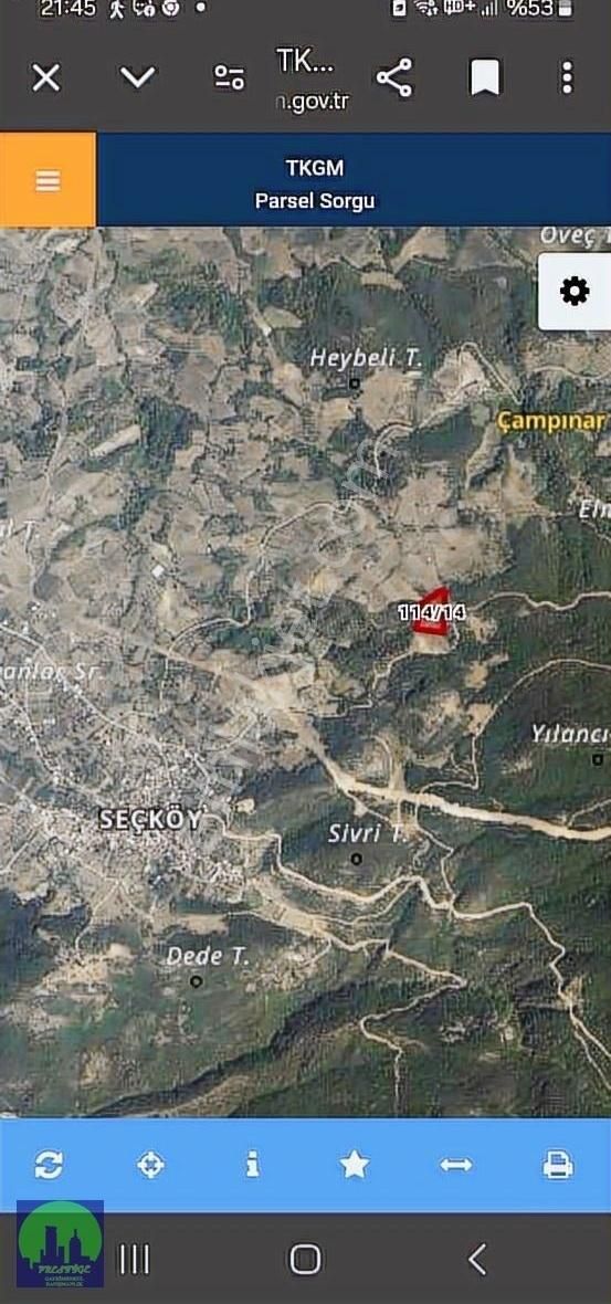 Bursa/osmangazi/seçköy Köye Çok Yakın Satılık Arazi