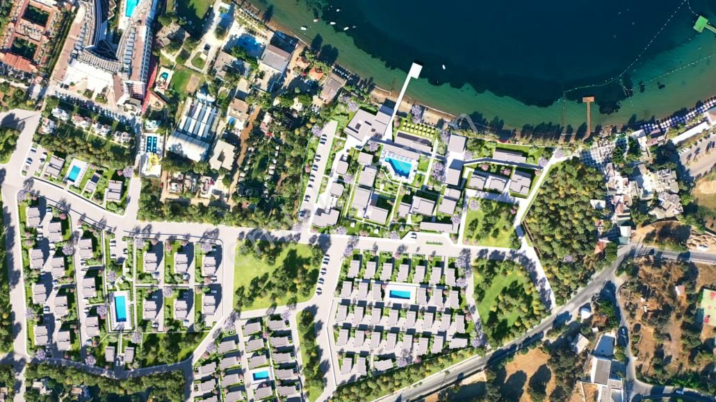 Turgutreis Kadıkalesi Denize 150 Mt Mesafede Havuzlu Satılık Sıfır Villa - Görsel 16