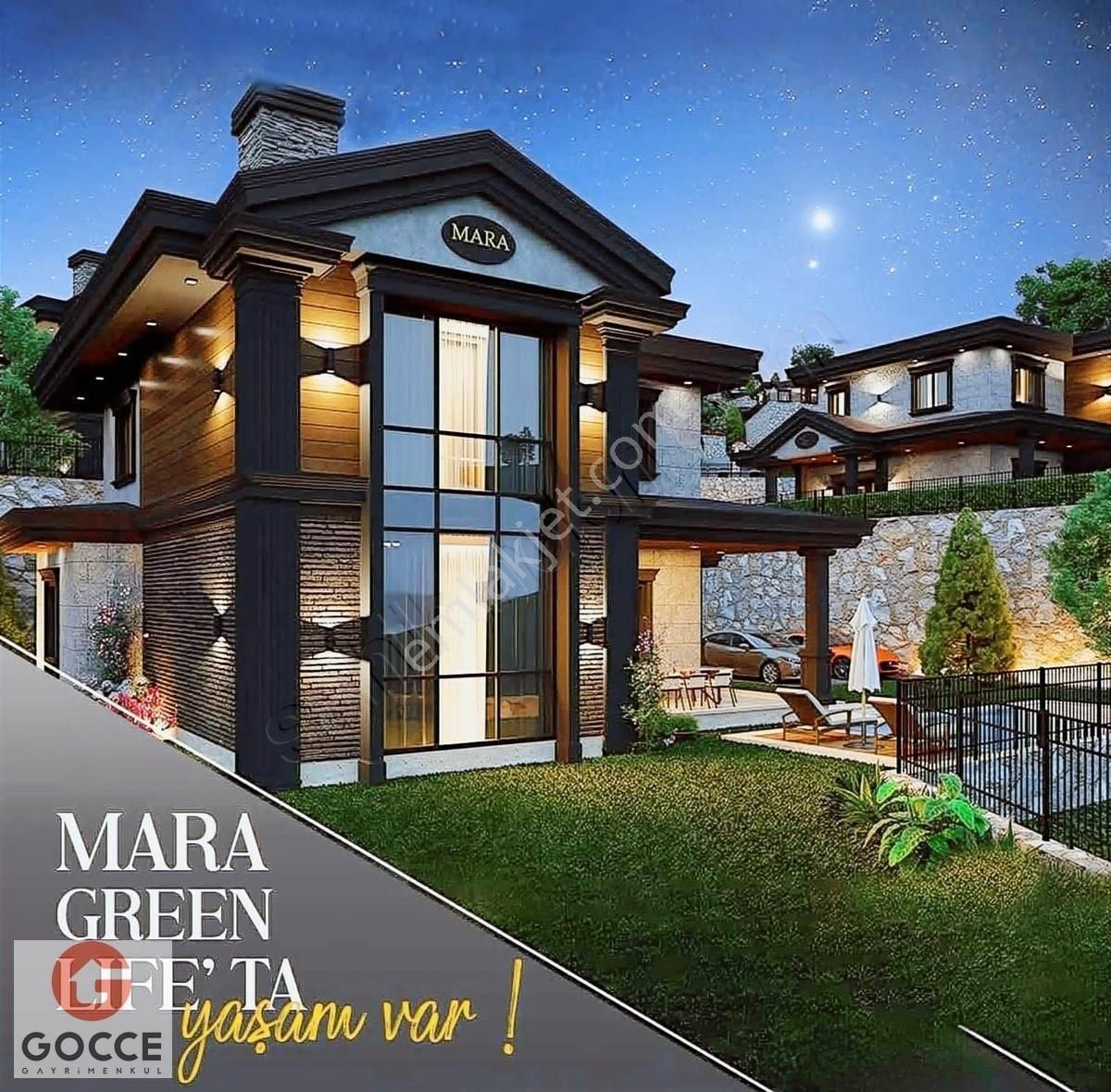 Merkezı Konumda Doğa İçerisinde 600m² Müstakil Havuzlu Şömineli