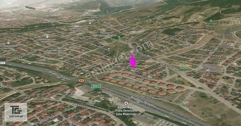 Tarcanlar'dan Derince Çınarlıda Satılık 295m2 Arsa