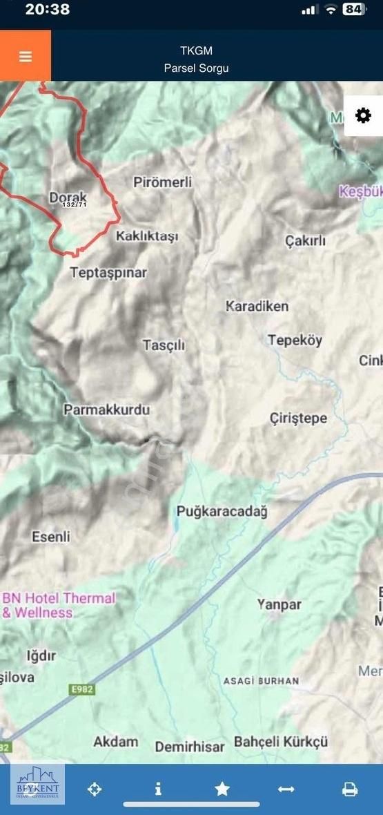 Beykent Ten Tarsus Dorak Yayla Köyünde 900 Mtr2 Arsa