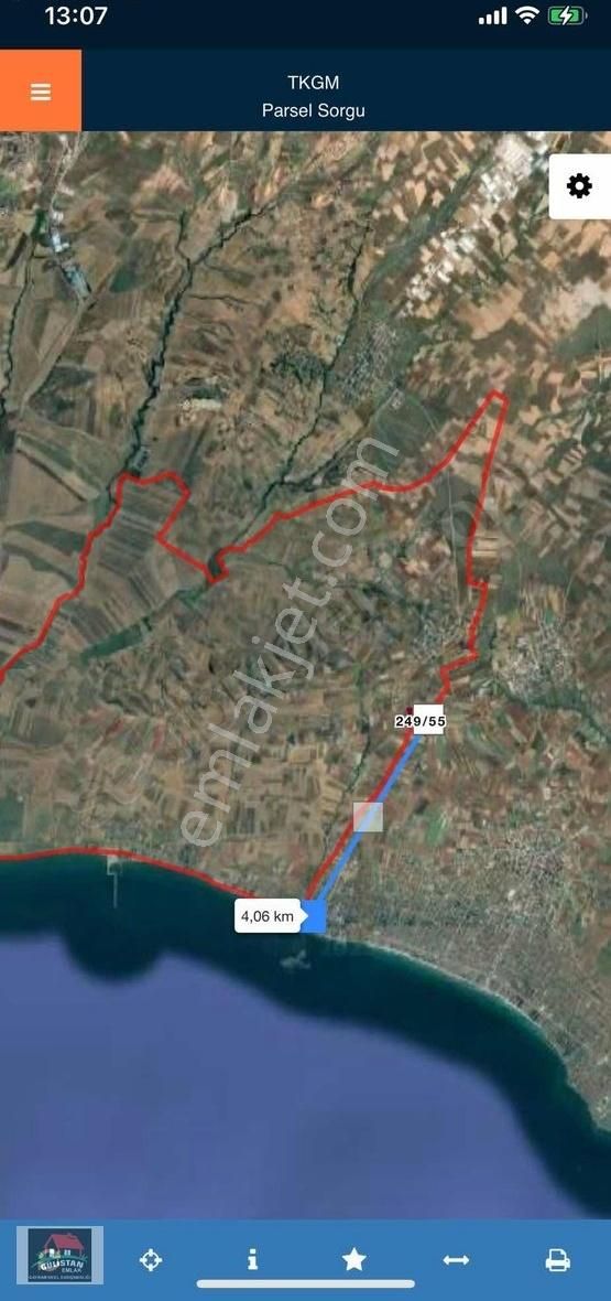 Gülistan İnş Marmara Eğrelisi Çeşmelide 282 M2 Acil Satılık Tarl