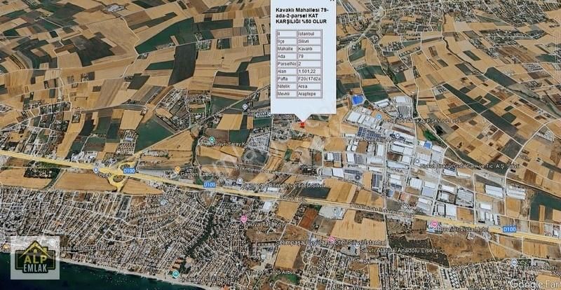 İstanbul Silivri Kavaklı'da 1500 M2 Tek Tapu Arsamız Satılık