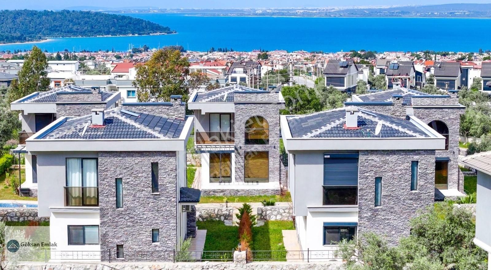 Didim Akbük`te Satılık Deniz Manzaralı 3+1 Müstakil Villa