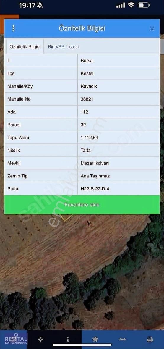 Bursa Kestel Kayacıkta Sulama Hattı Olan Hobi Bahçesi Fırsatı - Görsel 4