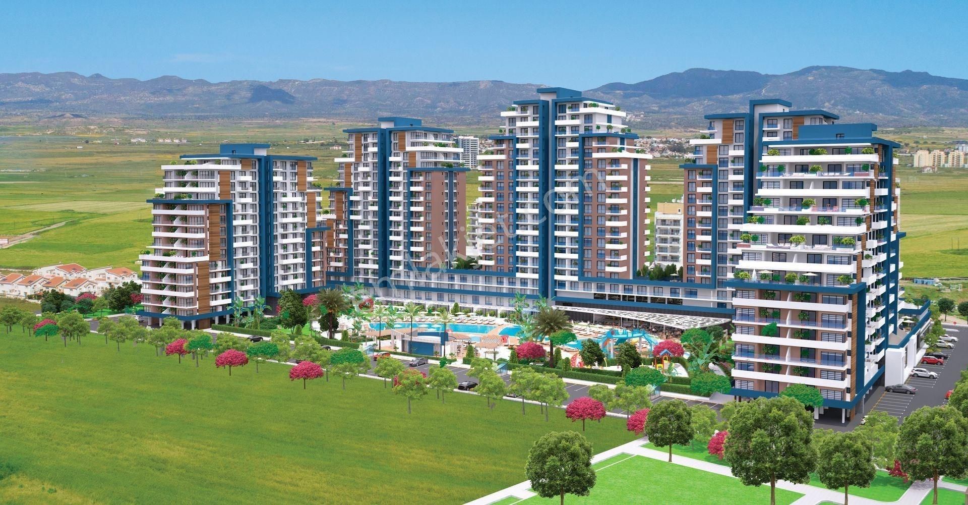Kıbrıs İskele'de Rıversıde Lıfe Resıdence Satılık 1+0 Daire