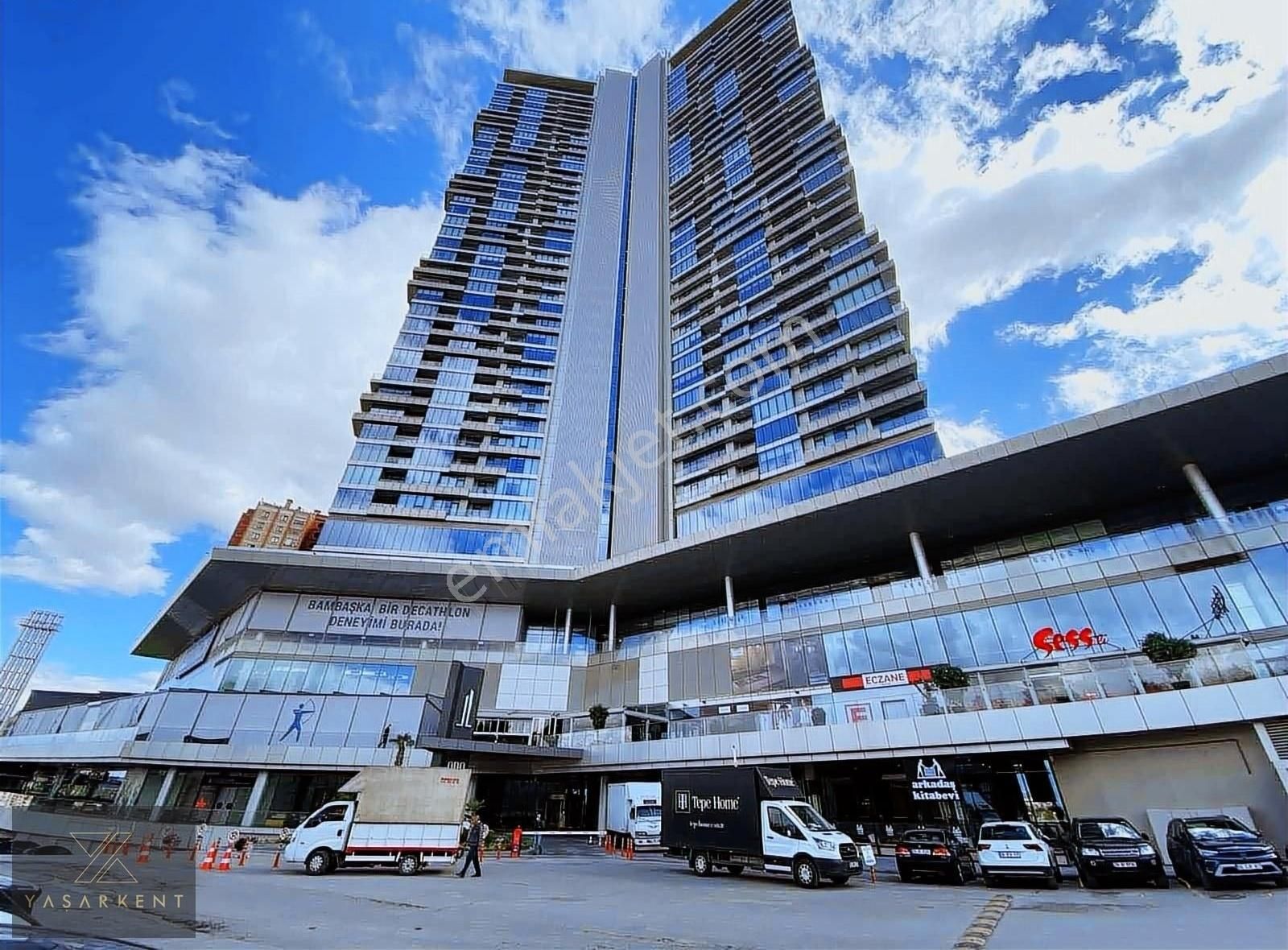 One Tower Kiralık 5+1 Lüx Mobilyalı Daire Yaşarkent'ten