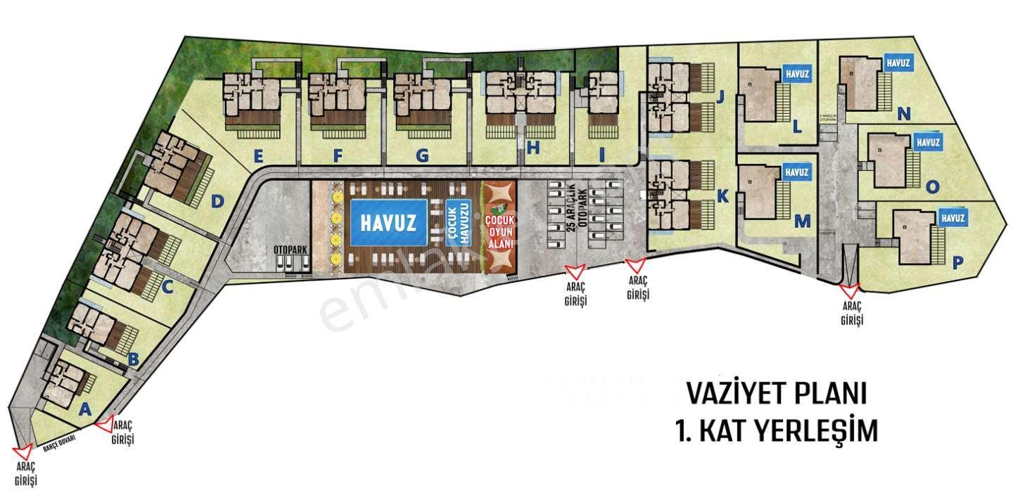 Vadi Marmaris Projesinde Satılık Müstakil 2+1 Daire - Görsel 27