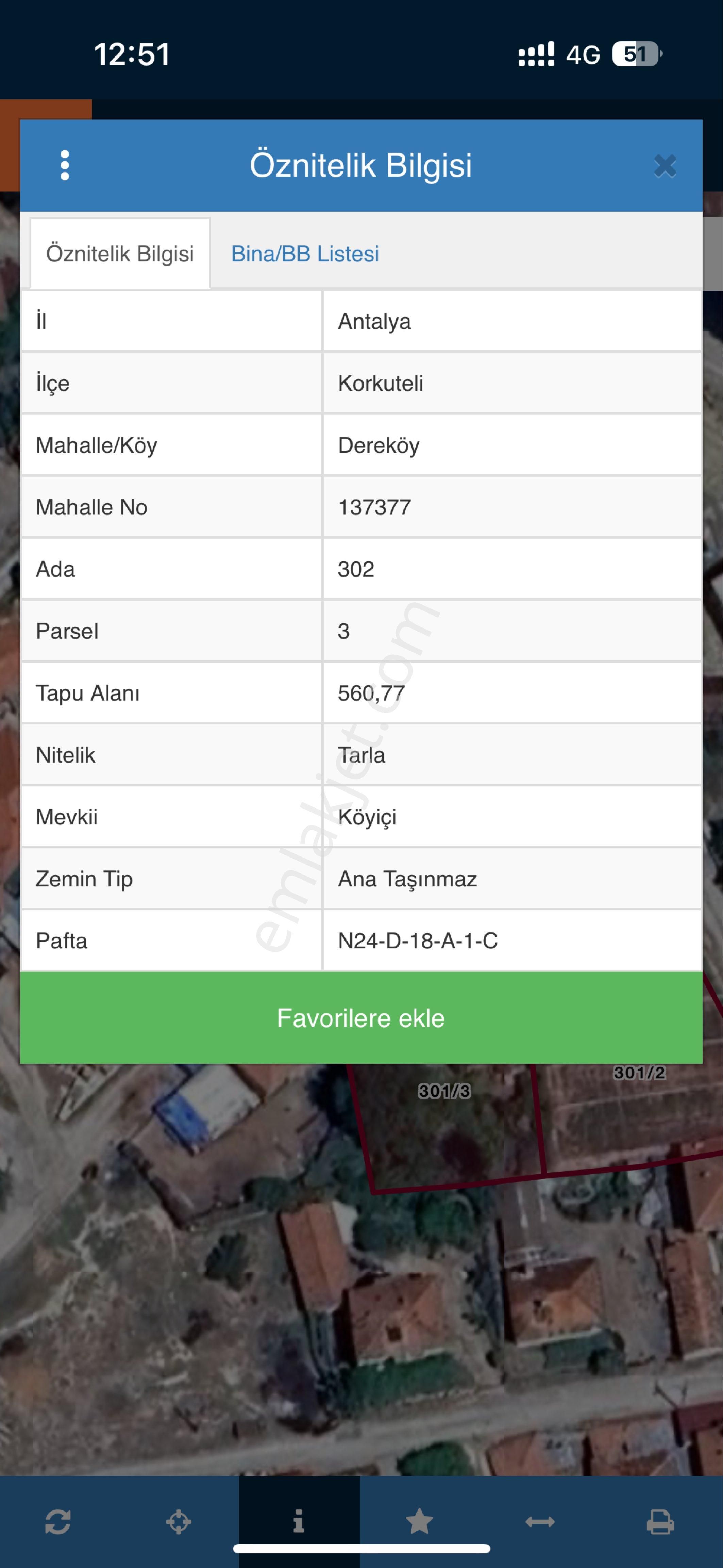 Yatırımlık Arsa Dereköy De