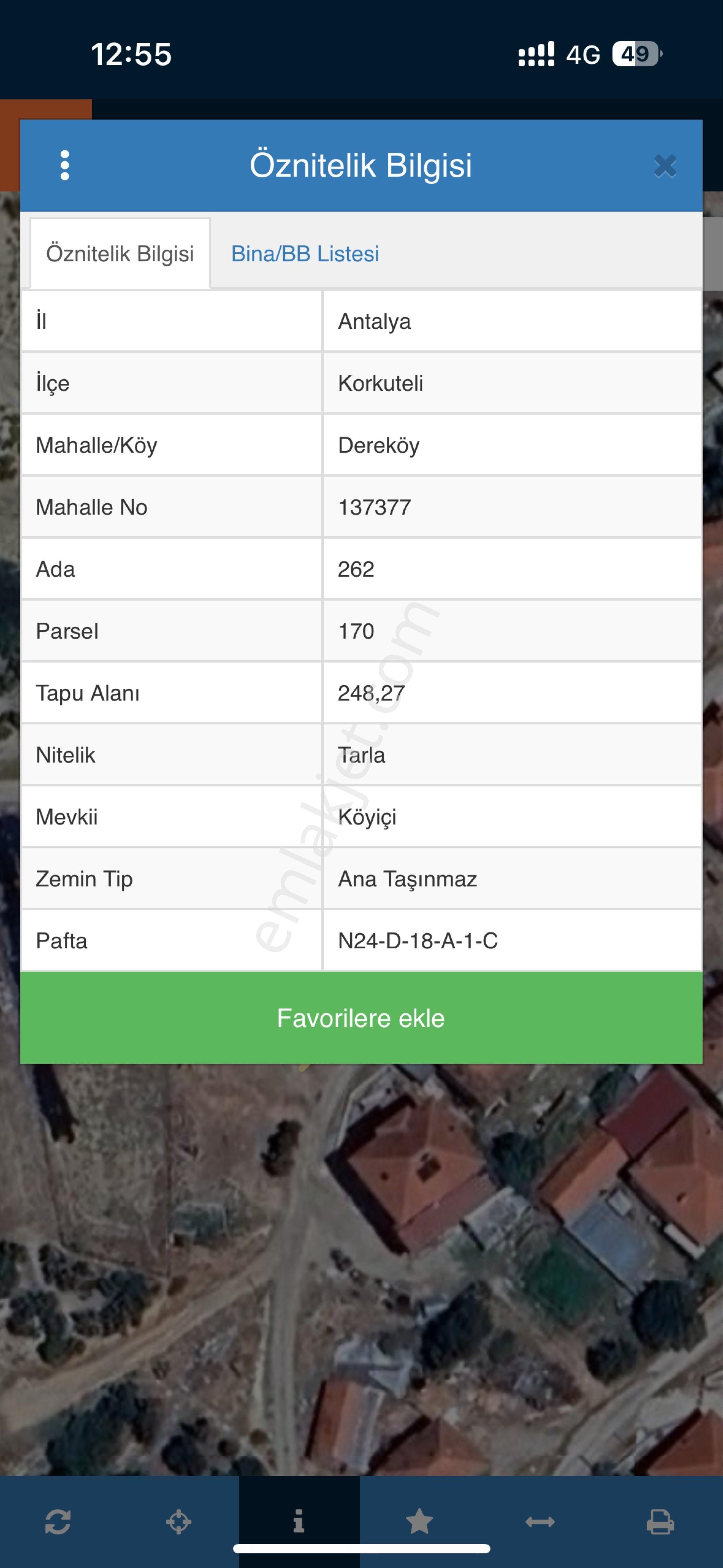 Dereköy De Yatırımlık Arsa