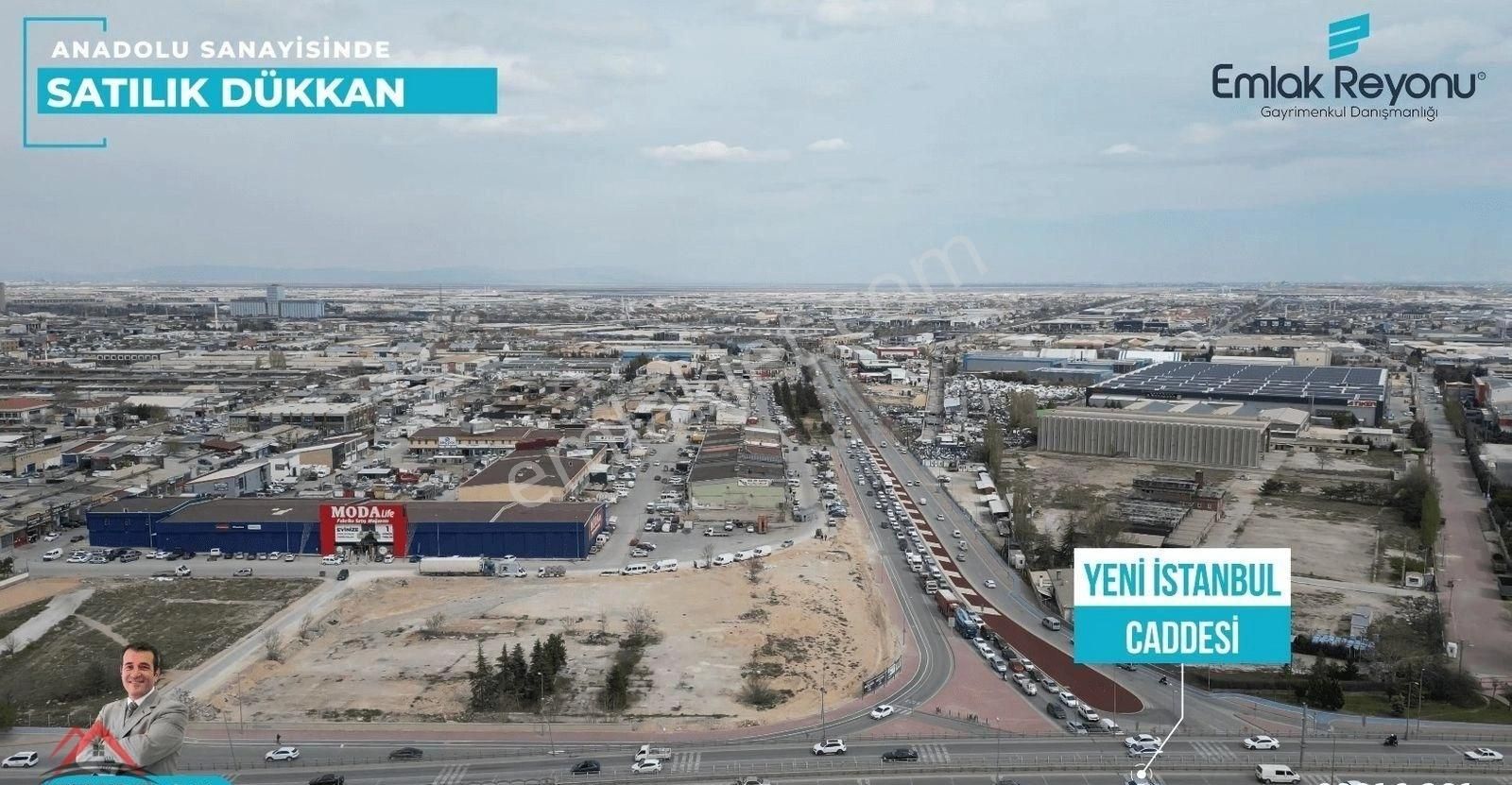 Anadolu Sanayisinde Cadde Cepheli Satılık Dükkan Gezer Emlak' Tan
