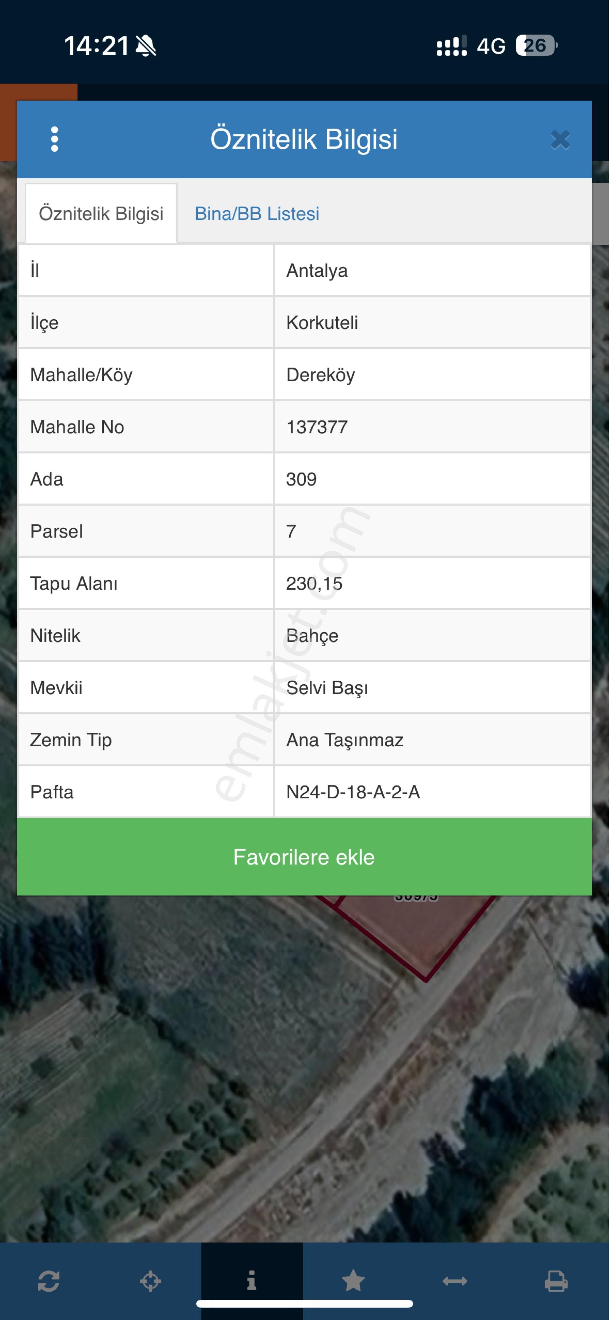 Dereköyde Fırsat Arazi