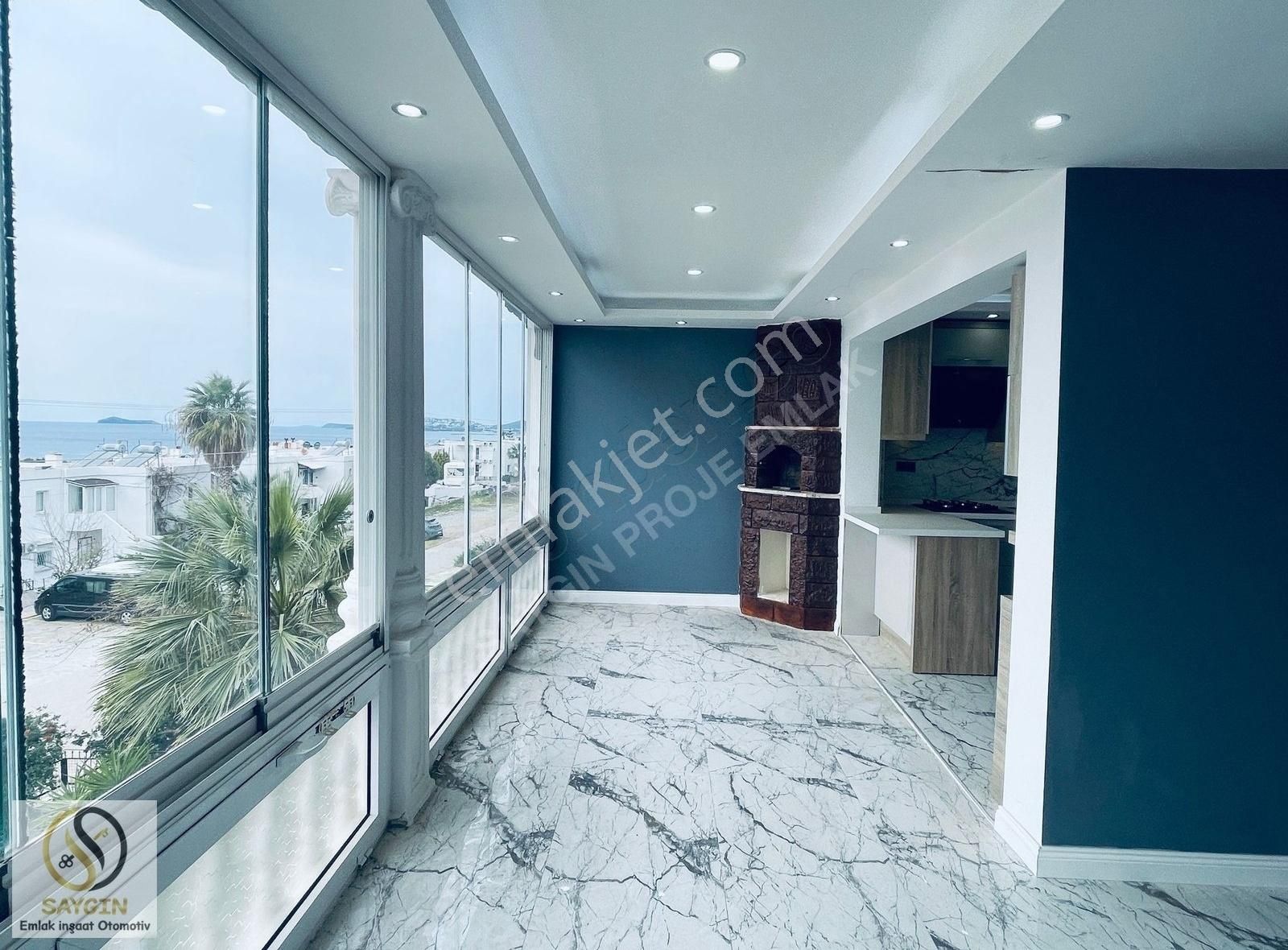 *saygın* Turgutreis Deniz Manzaralı Denize 100m Yenilenmiş Daire - Görsel 5