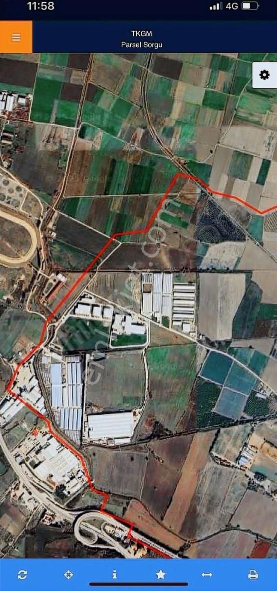 Ateriye Bölgedisinde Sanayi İmarlı 4000 M2 Ticari İmarlı Arsa