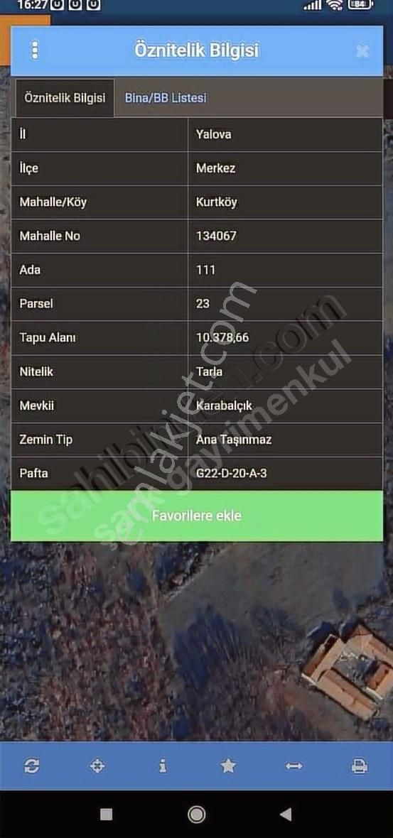 Kurtköy De Yatırımlık Tarla