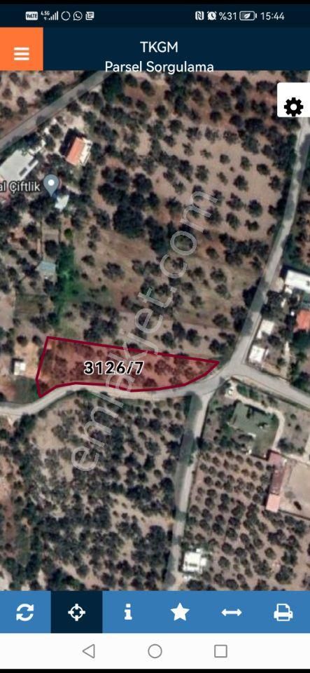 Jet Emlaktan Helvacı Mevkinde 1840 M2 Satılık Zeytinlik Arazi
