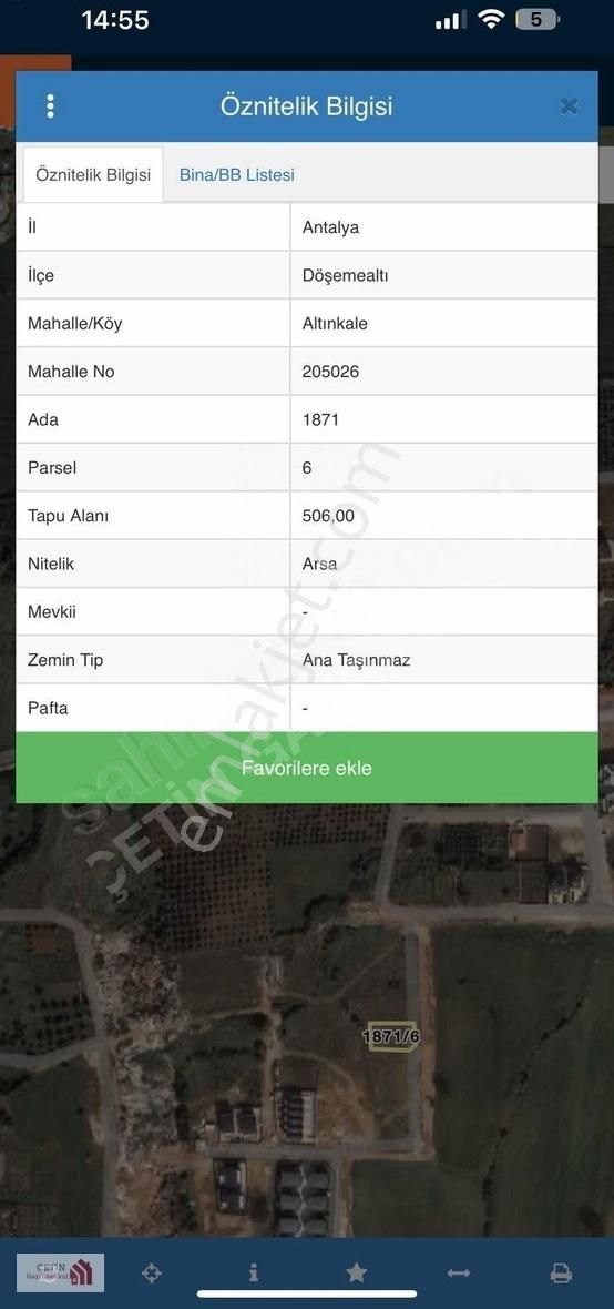 Altınkale De 506 M2 Satılık Arsa
