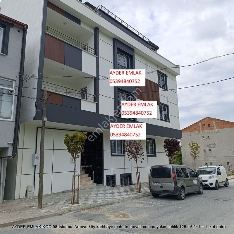 İstanbul Arnavutköy Karlıbayır Mah De Havalimanına Yakın Satılık 125 M² 2+1 – 1. Kat Daire