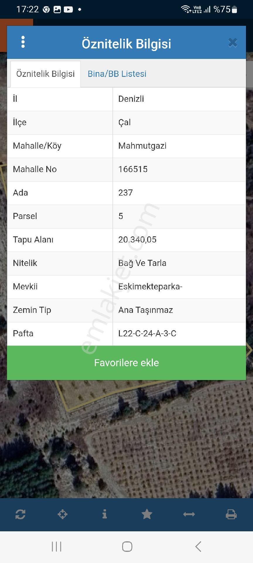 Satılık 20 Dönüm Bakımlı Ceviz Bahçesi