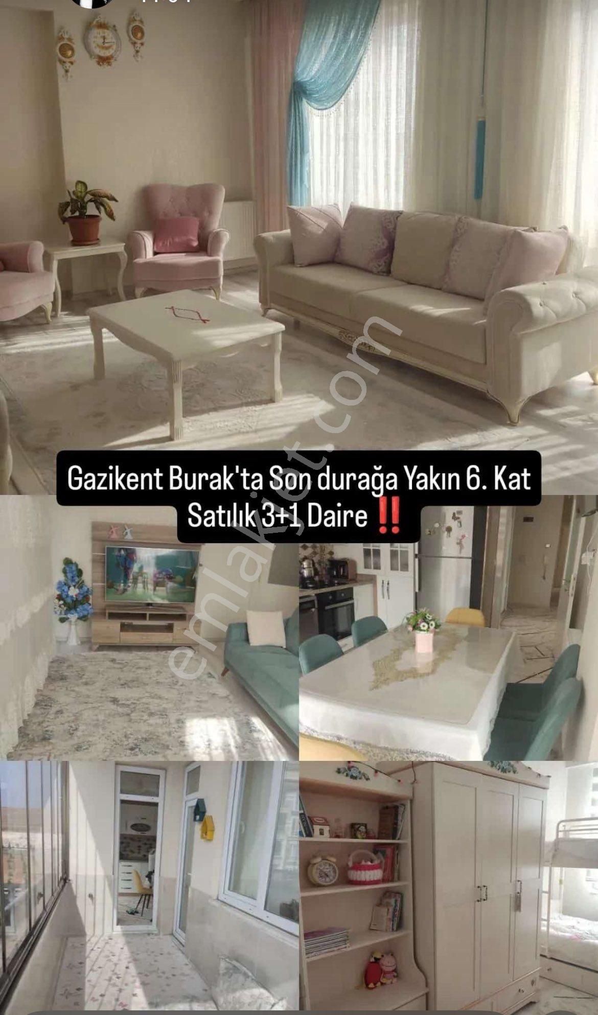 Acil Satılık Gazikent Burak Mahallesi’nde 3+1 Ev