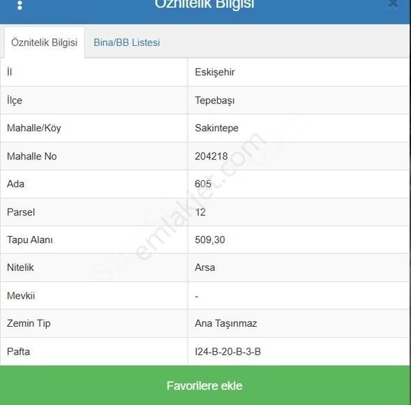Çırağan Emlak'tan Sakintepe Mah. Villa Bölgesi 510 M2 Arsa