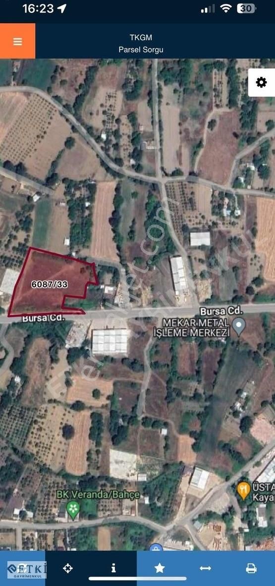 Kayapa Da Asfalta Cephe Kiralık 6576m2 Arazi